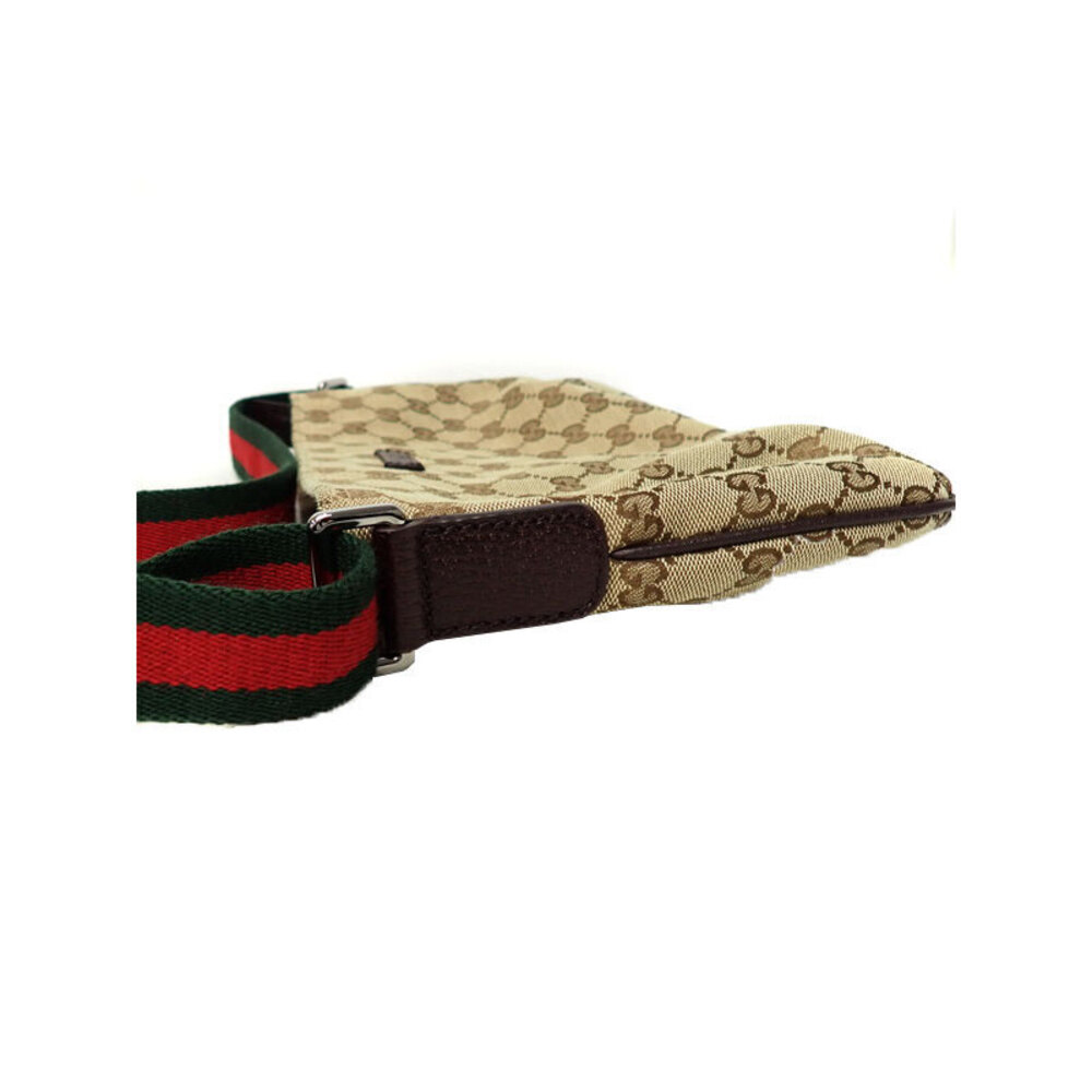 Gucci GG canvas Web Strap messenger bag Brown - Picture 9 of 9